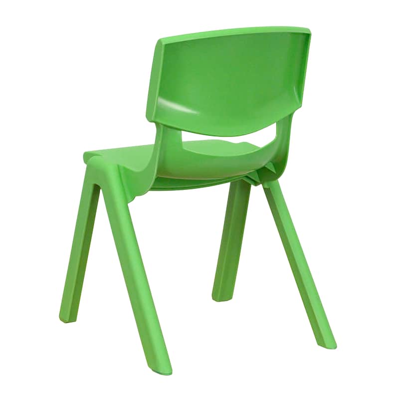 2 Pack Plastic Stackable School Chair with 12"H Seat, Preschool Seating
