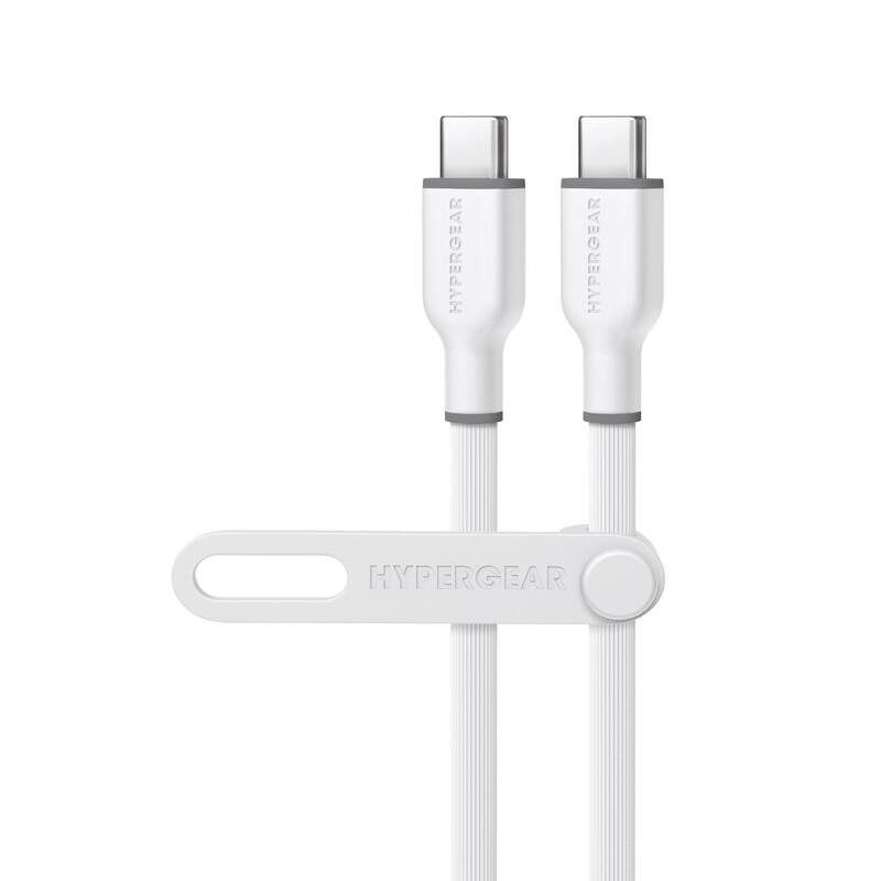 HyperGear Flexi PRO USB-C to USB-C Cable 15ft - White