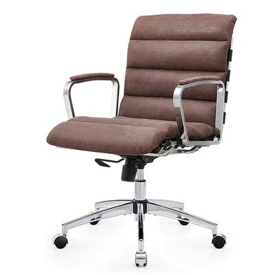 Modern Swivel PU Home Office Chair Ergonomic Computer Chair