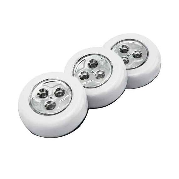 Shop Techno Earth 3 Pack Of Touch Push Led Lights For Cabinets