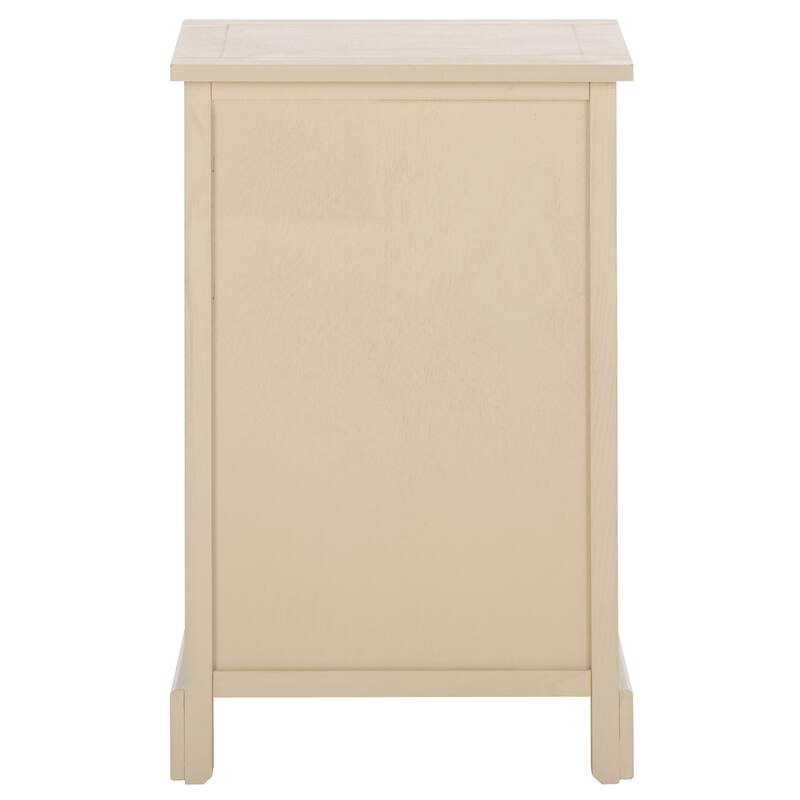 SAFAVIEH Alverta Red Storage Side Table - 15.9" x 13" x 27.6" - 16"W x 13"D x 26"H