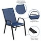 preview thumbnail 37 of 55, Outdoor Stacking Sling Patio Chairs (Set of 4)