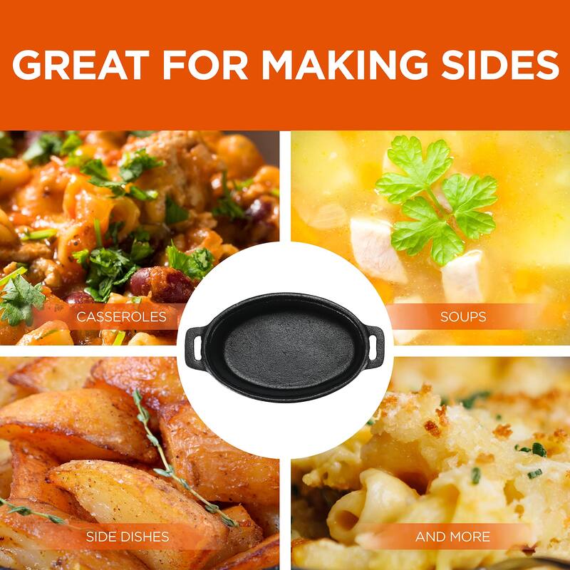 0.63 Qt Cast Iron Mini with Lid