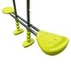 preview thumbnail 6 of 8, Interesting Six Function Swing Set with Net Swing Metal Plastic Swing