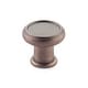 preview thumbnail 4 of 3, Schaub and Company Steamworks 1-1/4" Contemporary Industrial Round Empire Bronze