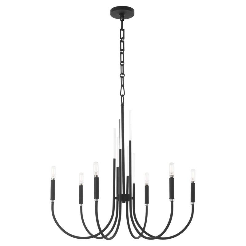 Quorum International 6223-6 Summit 6 Light 28" Wide Empire Chandelier