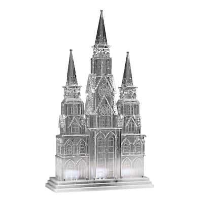National Tree Company 17 in. Pre-Lit Christmas Cathedral - 17 in