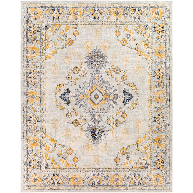Livabliss Bellflower Distressed Oriental Area Rug