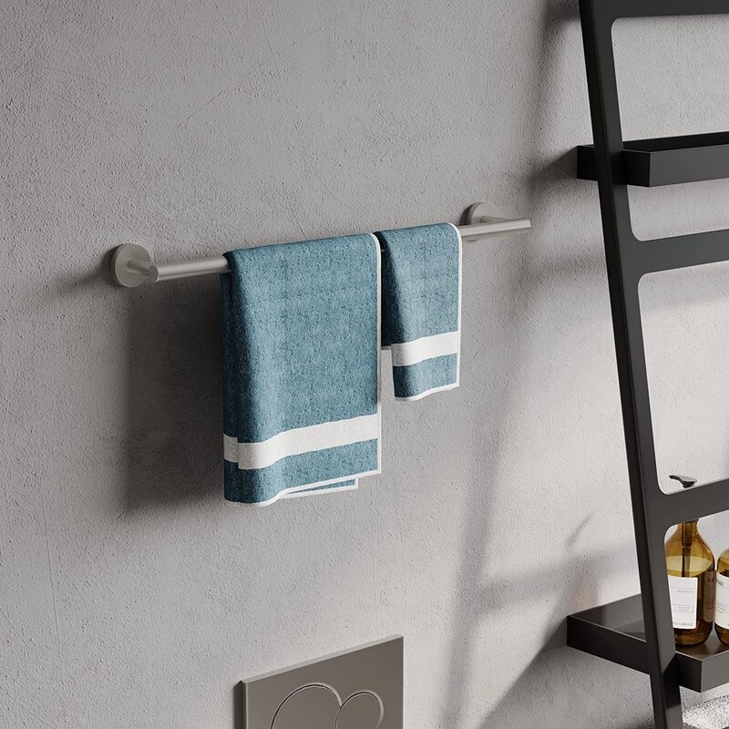 24.4'' Wall Mounted Towel Bar Stainless Steel Bathroom Hardware Hand Towel  Rack Bathroom Towel Holder Bathroom Accessories - On Sale - Bed Bath &  Beyond - 35537638