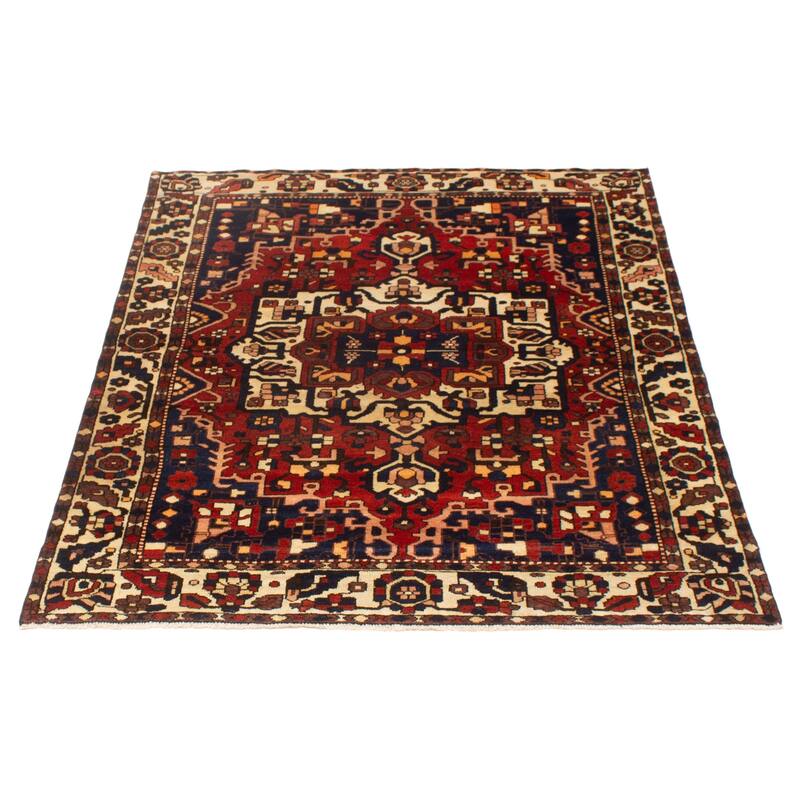 ECARPETGALLERY Hand-knotted Kayseri Vintage Red Wool Rug - 5'4 x 6'7