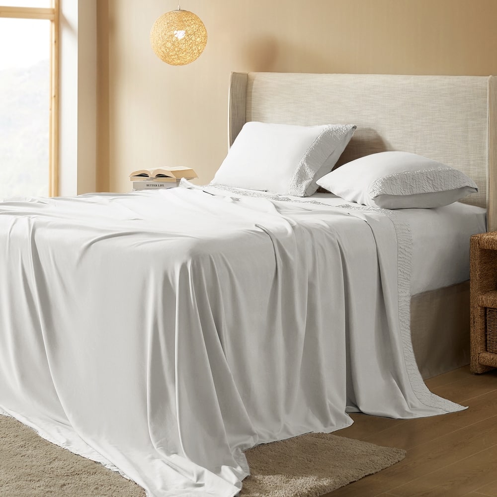 Polyester Bedding Sheets and Pillowcases by HULALA HOME