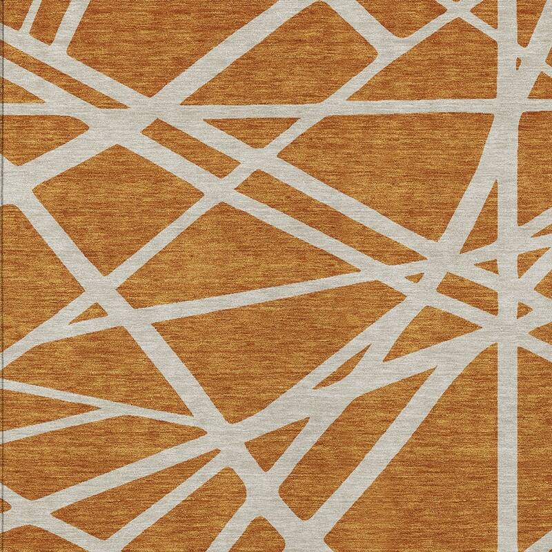 HomeRoots Geometric Transitional Rectangle Outdoor Rug