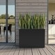 preview thumbnail 35 of 49, Dovelina Modern Metal Rectangular Planter- Elevate Your Space, Indoors & Outdoors