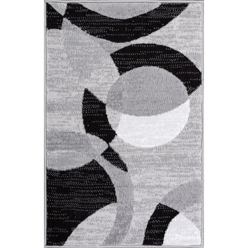 Well Woven Dulcet Bingo Modern Geometric Circles Area Rug