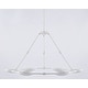 preview thumbnail 1 of 8, Kovacs P1316 Undertas 6 Light 48" Wide Ring Chandelier Piastra Plaster