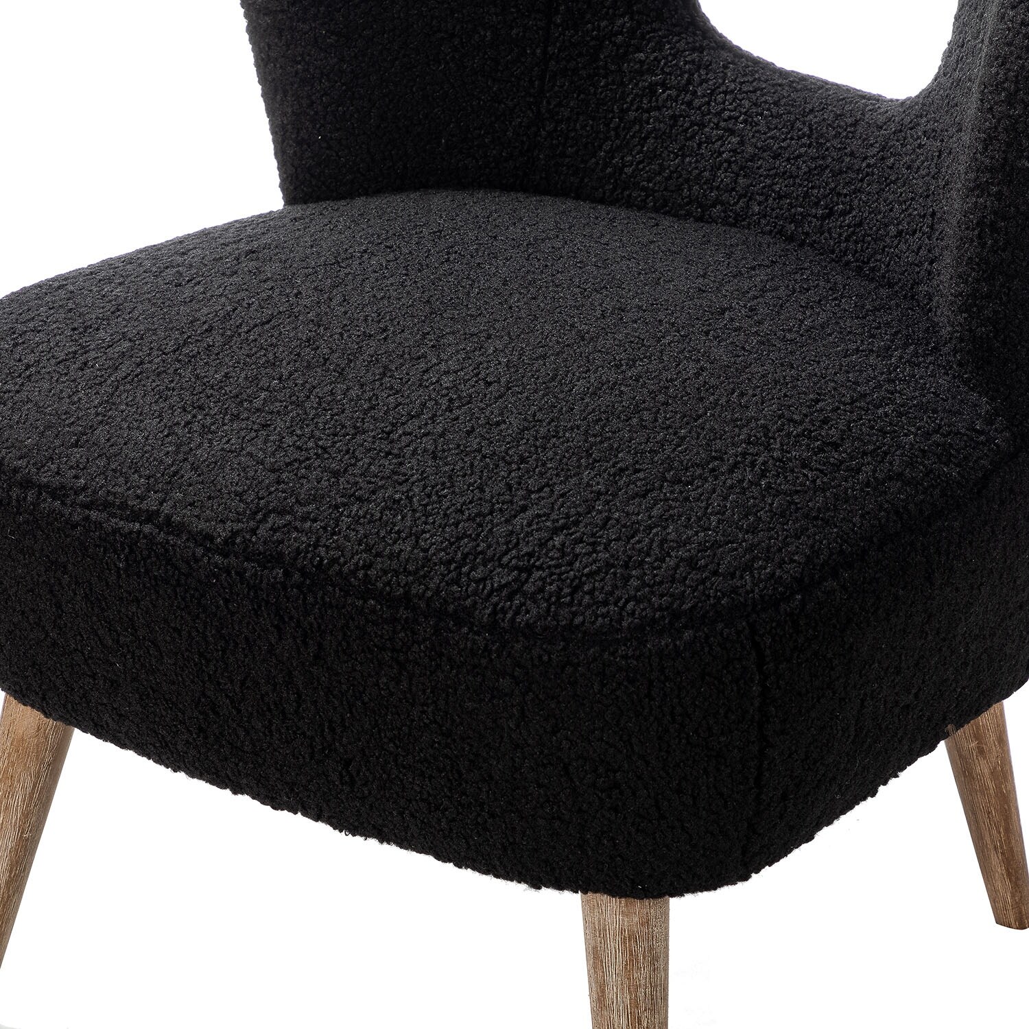 Mini Vegan Lambskin Sherpa Upholstery Barrel Chair Overstock 32440515