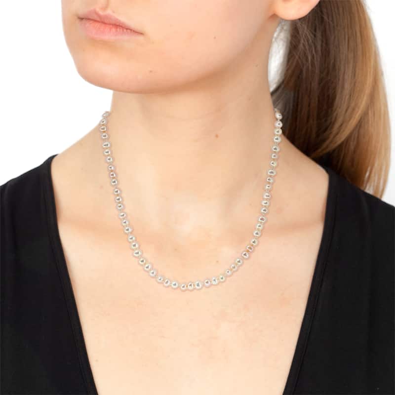 EFFY 925 Silver Freshwater Pearl Necklace - 17 Inch