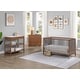 preview thumbnail 1 of 3, Pixie Zen 3-in-1 Crib in Walnut/Charcoal - Walnut Brown Walnut Brown