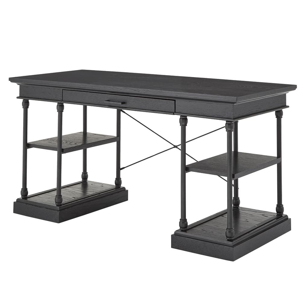 Barnstone Cornice 1-drawer Storage Writing Desk by iNSPIRE Q Artisan