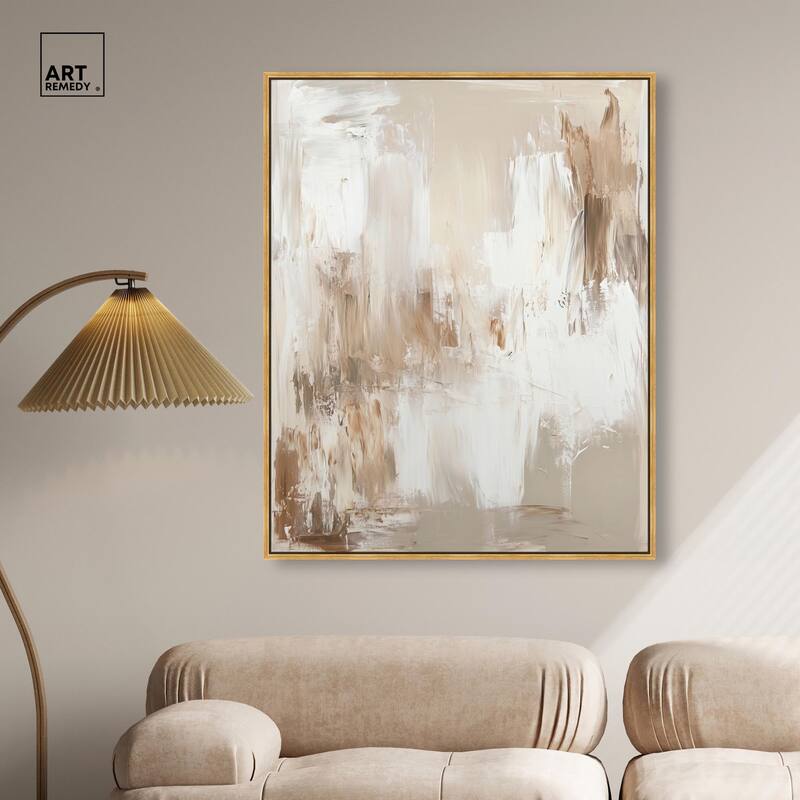 Latte Layers I Canvas by Art Remedy