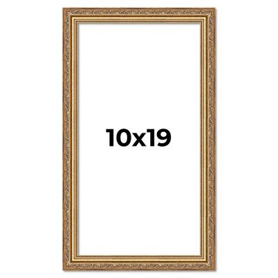 10x19 Frame Red Solid Wood Picture Frame Width 1.75 Inches | Interior Frame Depth 1 13/16 Inches