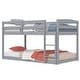 preview thumbnail 31 of 38, Costway Twin over Twin Low Bunk Bed with Guardrails Integrated Ladder - See Details