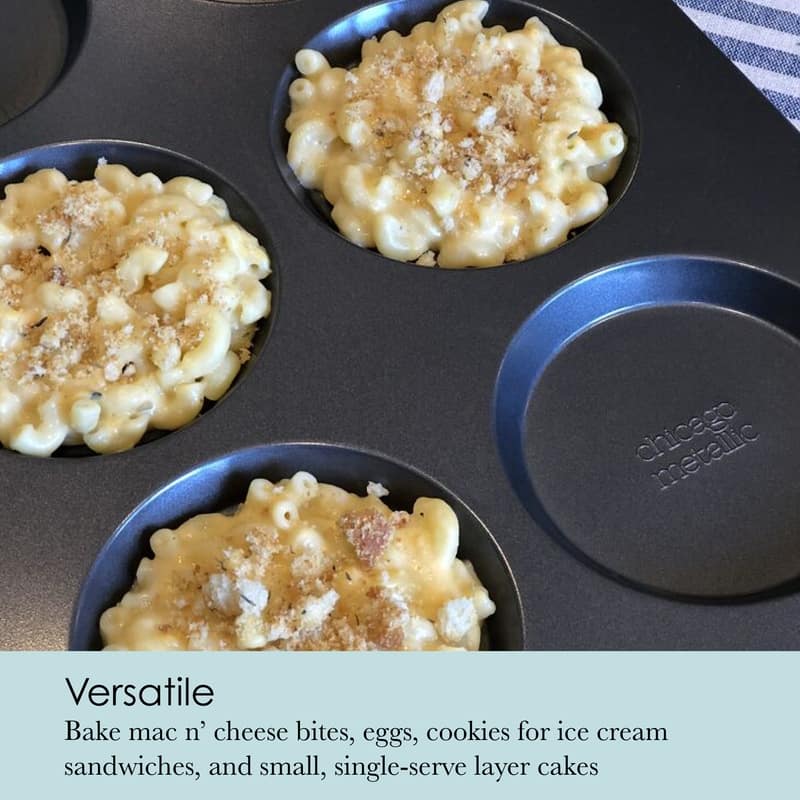 Chicago Metallic Muffin Top Pan, Makes 6