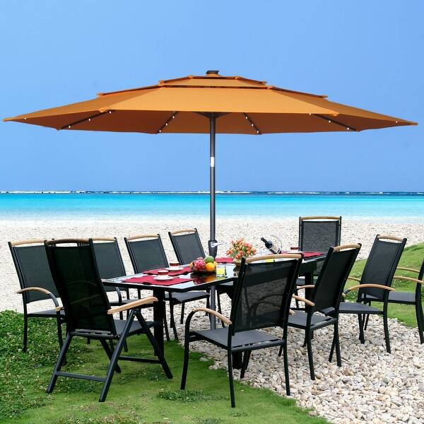 9 royal blue patio umbrella Personalized Royal Blue 9 ft x 8 Panel Patio Umbrellas