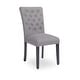 preview thumbnail 3 of 21, Monsoon Sopri Upholstered Armless Parson Dining Chairs (Set of 2)