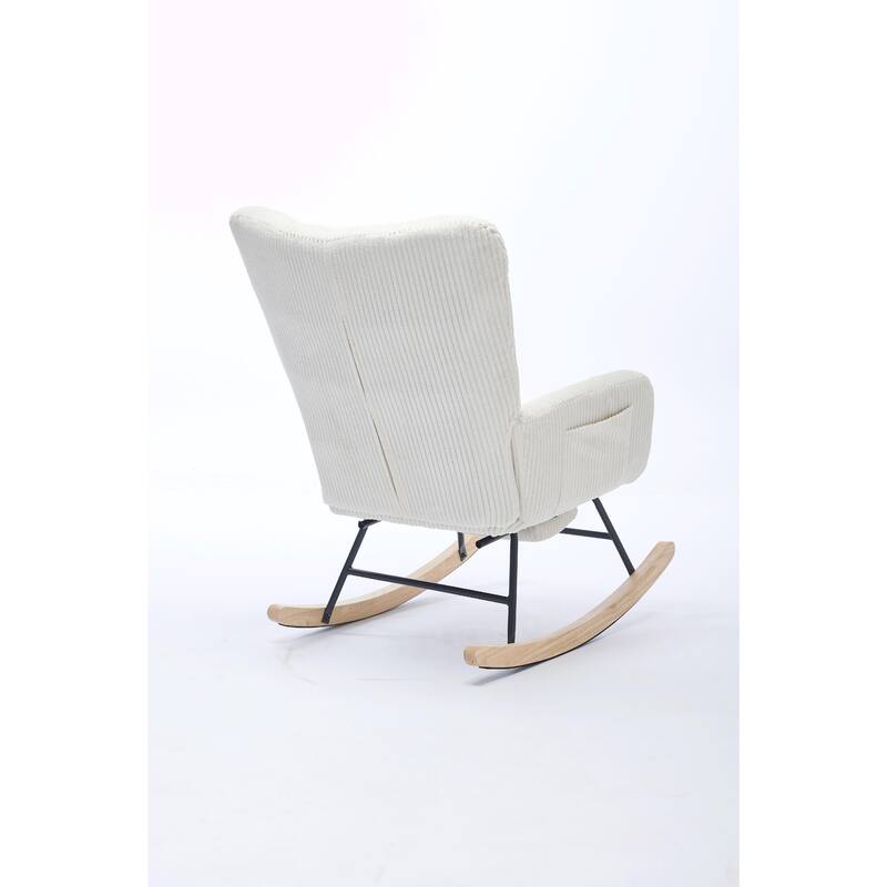 Luxury Rocking Chair - Ergonomic Design - 30° Gentle Motion