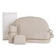 preview thumbnail 9 of 14, Hannah & Sophia Weekender 5pc Diaper Bag Set - Backpack Oatmeal