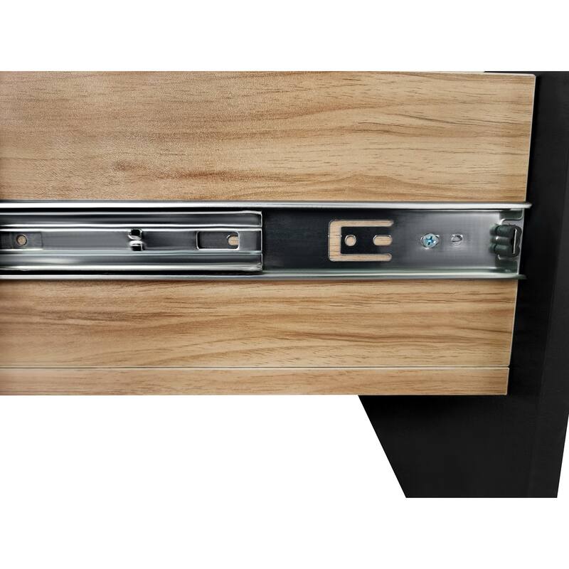 High-gloss Extendable Coffee Table with 4 Hidden Storage Compartments
