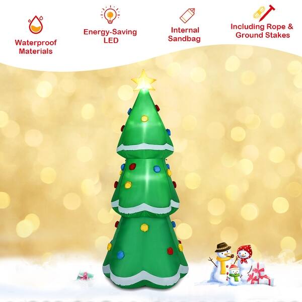 Shop 10 Inflatable Christmas Tree Led Lighted Giant Waterproof