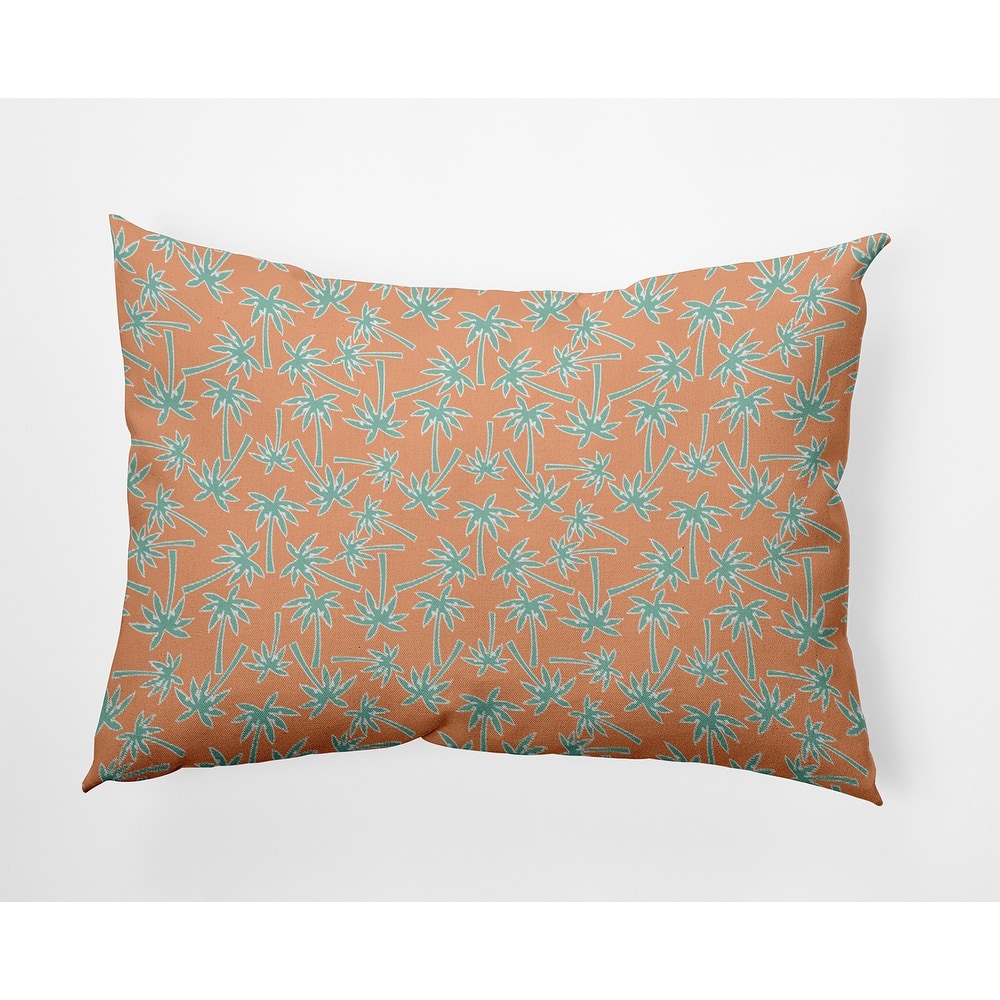 Palm Tree Pattern Decorative Throw Pillow