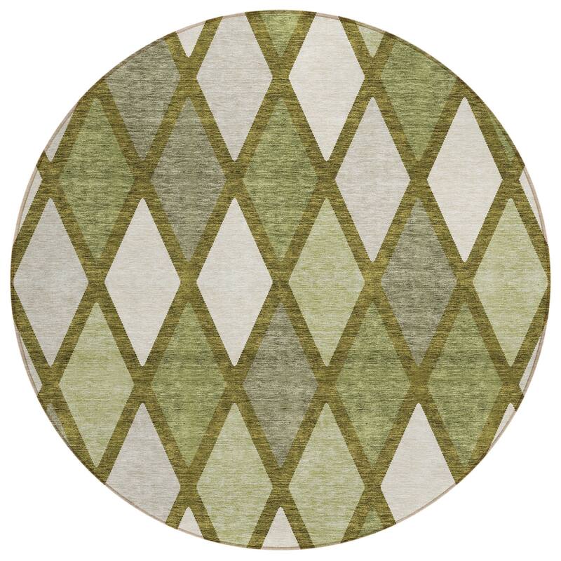 HomeRoots Geometric Transitional Rectangle Outdoor Rug