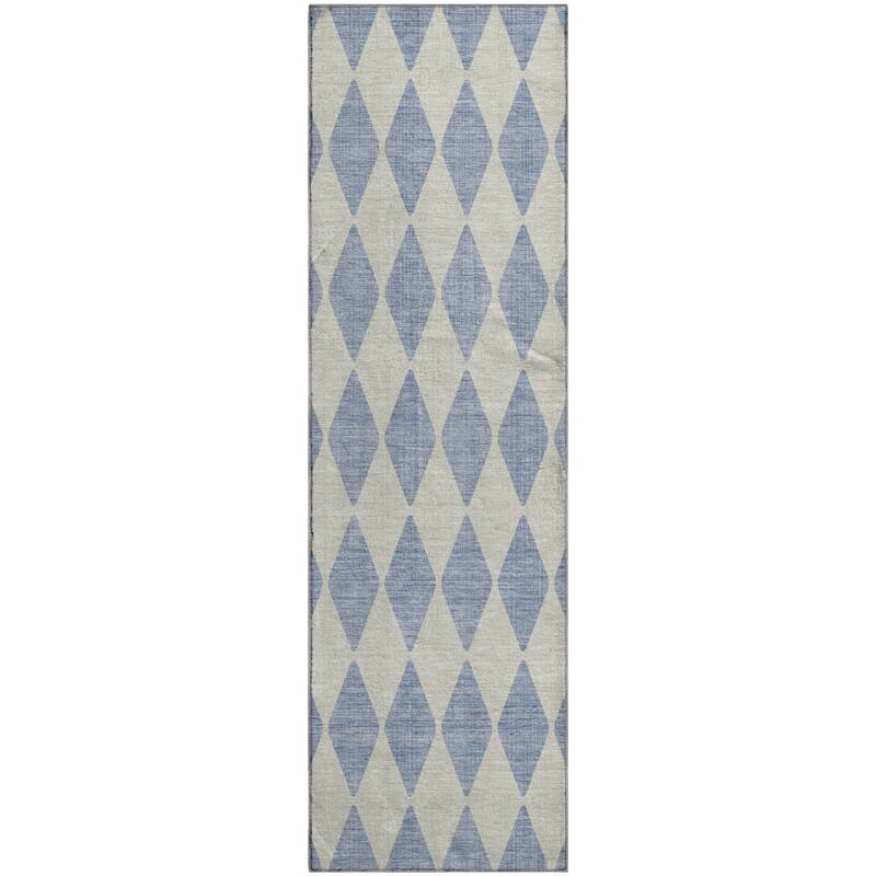 Premium Washable Super Soft Modern Diamond Mayfield Rug