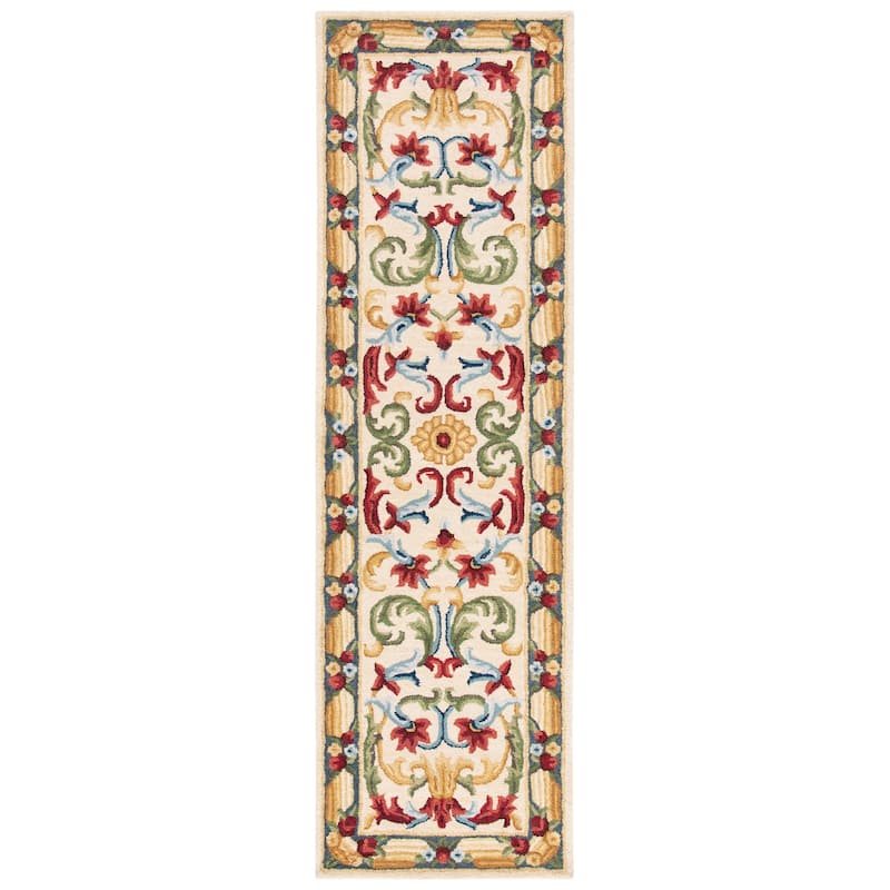 SAFAVIEH Handmade Blossom Derren Modern Floral Wool Rug