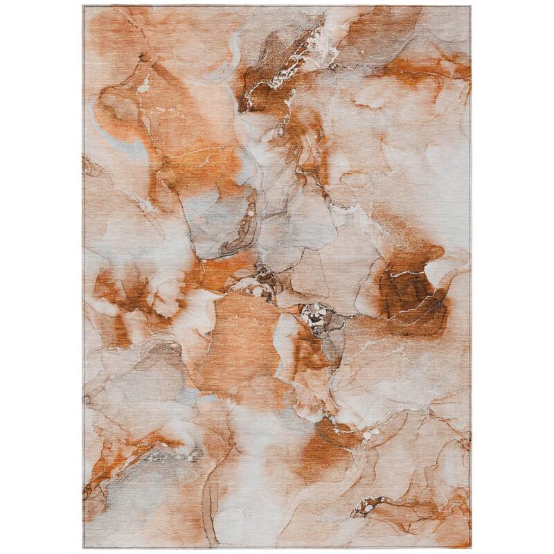 Jaro Contemporary Abstract Weather Resistant Timeless Fusion Outdoor Rug