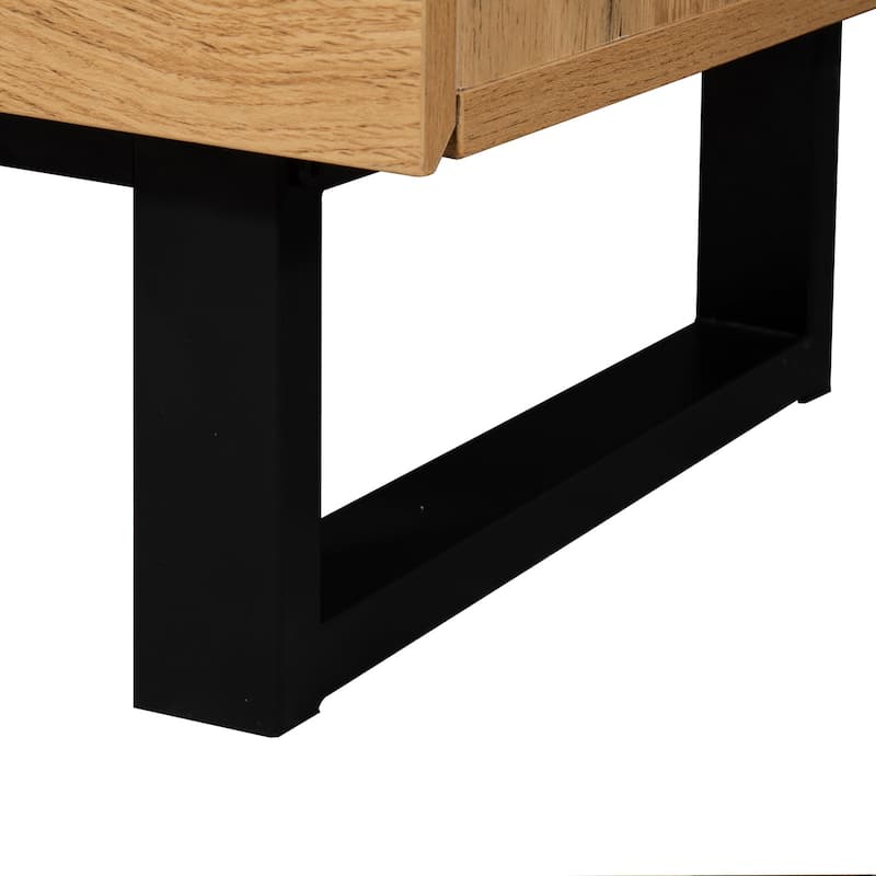Double Storage Space Modern TV Stand - 70.90" x 15.00"