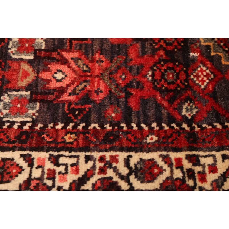 ECARPETGALLERY Hand-knotted Andelz Red Wool Rug - 3'9 x 13'0