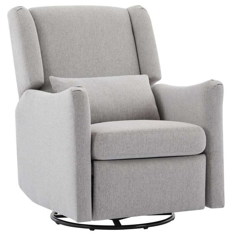 Wingback Swivel Rocker Recliner Chair, Glider Rocker Recliner, Rocking Chair Nursery for Living Room Bedroom Apartment