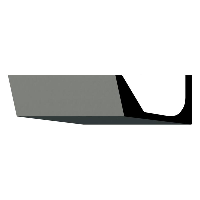 2 3/4"H x 4 3/8"P x 96"L Anton Crown Moulding - 1-Pack