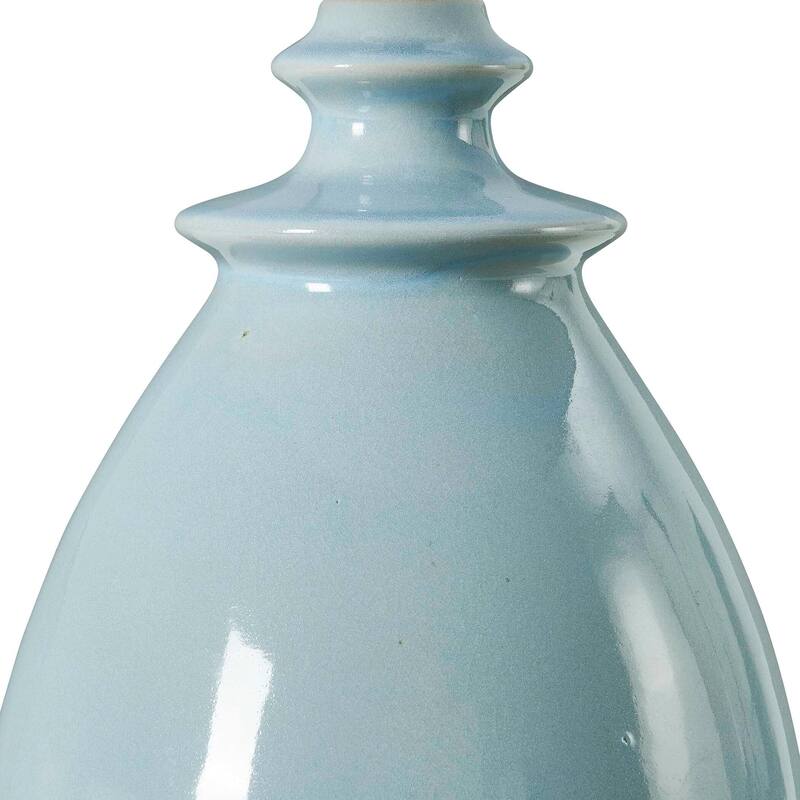 Uttermost Lorene Light Blue Table Lamp - 15.00" W x 24.50" H x 15.00" D