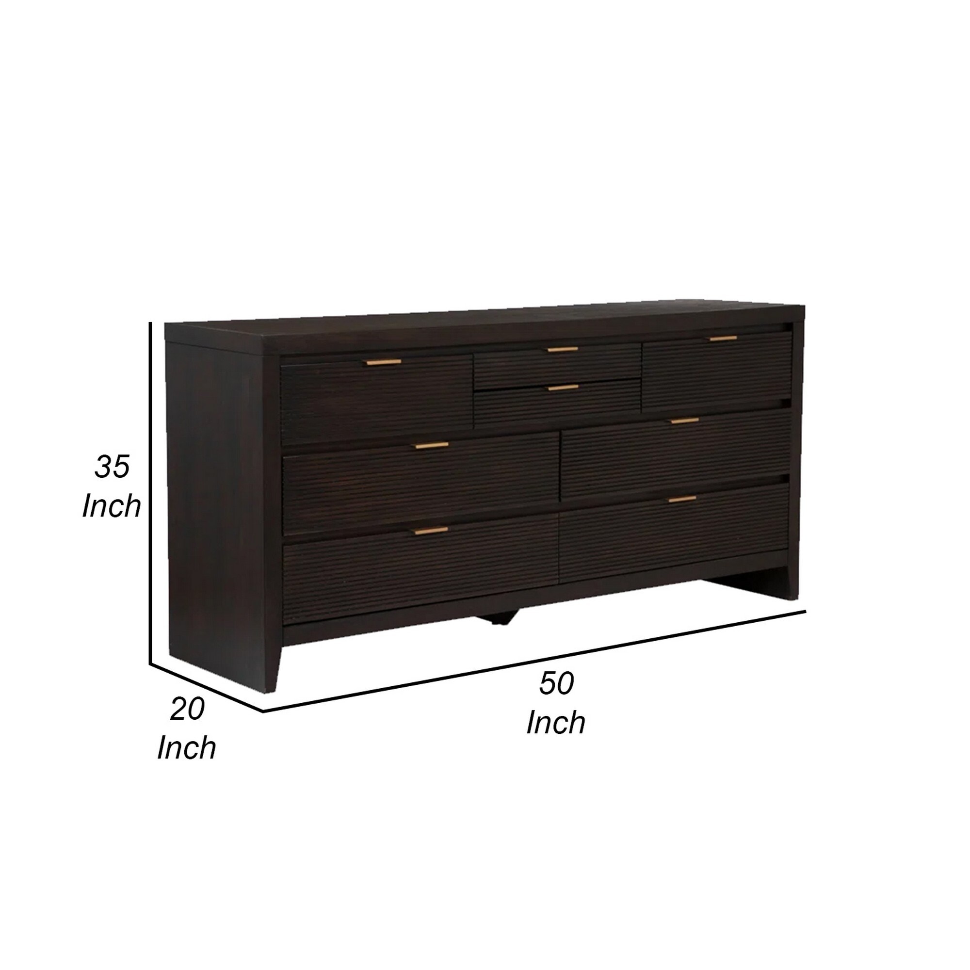 8 drawer dresser black brown Maq 50 Inch Wide Chest, Bronze Metal Handles, Dark - Bed Bath & Beyond indian_fusion_dress Asymmetrical Ruffle Hem Tailored Variant:White size 10 This stylish piece brings