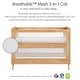 preview thumbnail 36 of 40, BreathableBaby Breathable Mesh 3-in-1 Convertible Crib, Greenguard Gold Certified
