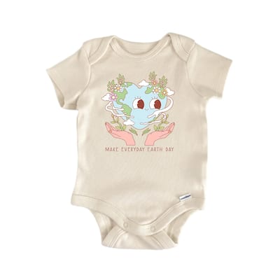 Make Everyday Earth Day - Baby Boy Girl Clothes Infant Bodysuit Funny Cute Newborn