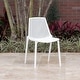 preview thumbnail 8 of 9, Posorja Patio Side Chair (Set of 2 or 4) by Havenside Home 2pc - White