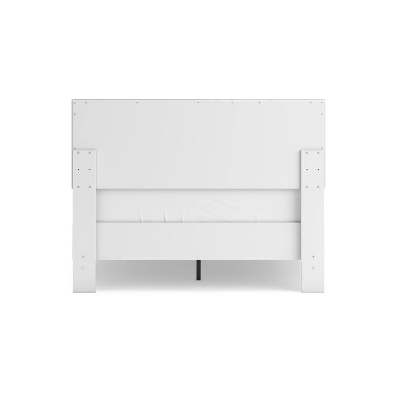 Signature Design by Ashley Hallityn White Panel Platform Bed