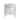 32 Inch Silver Trim Austell Mirrored Bathroom Vanity with Italian Carrara Marble Top
