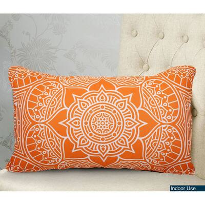 Premium Indoor/Outdoor Throw Pillows with Inserts for Patio Furniture, Chairs, and Indoor Décor |18''X18'' | 12''X20''